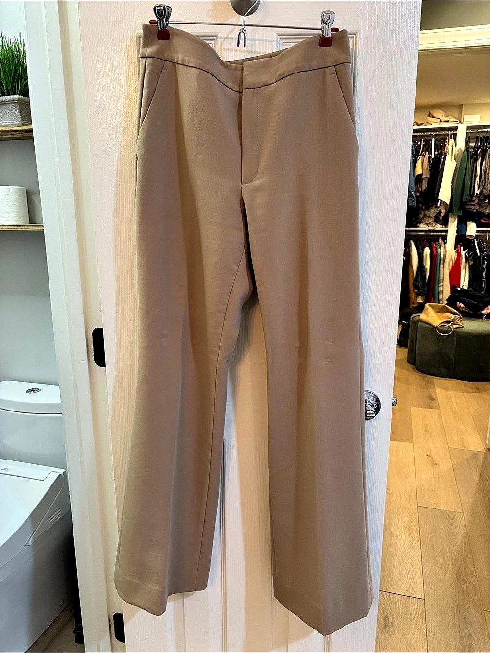 Banana Republic Wide Leg Pants in Brown